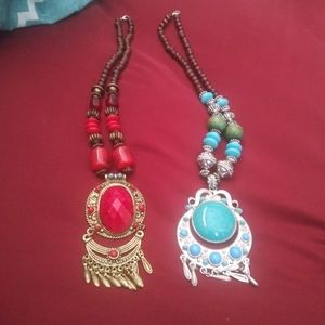 2 necklaces